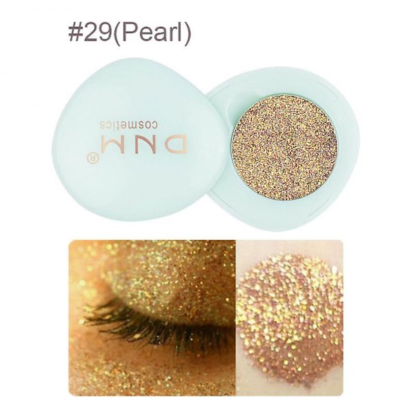 Dnm 30 farger Monokrom Øyenskygge Palett Perlemor Matt Glitrende Pudder Lysende Reparerende Silkeorm Jord Øyenskygge 29 eyeshadow