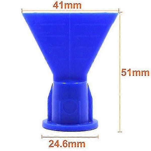 Silikonkon for patron-tetning, reservedel, sprøytetupp for tetningsmiddel-dispenser