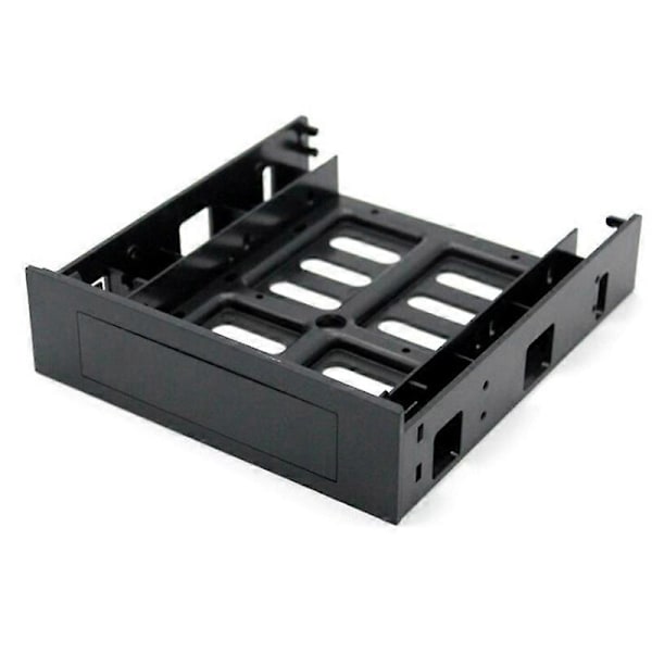 5,25 tommer CD-ROM plads til 3,5 tommer 2,5 tommer SATA HDD mobil rack beslag kabinet sort til pc