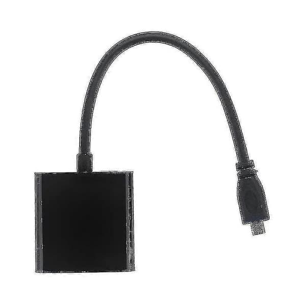 Micro-HDMI til VGA Adapterkabel med USB-kabel Kompatibel med Raspberry Pi 4
