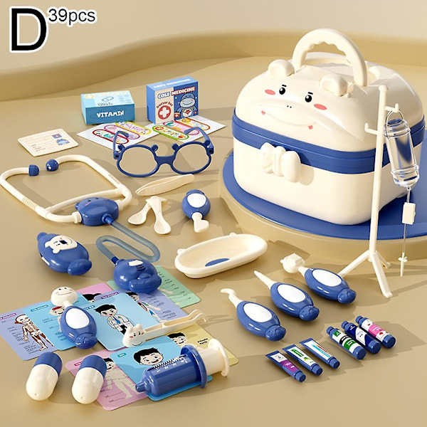 Cute Doctor Kit Toys Educational Role Play Game Pretend Play Kids Toy