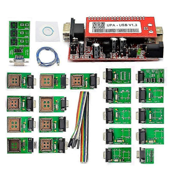 Upa-usb V1.3 Hovedenhet Ecu Chip Tuning Upa Usb Med 1.3 Eeprom Adapter Ecu Programmer