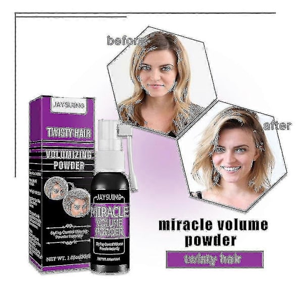30ml Jaysuing Hiusten Volumointisuihke Fluffy Volumointisuihke Ylimääräinen Volyymi Magic Styling Gel Unisex |