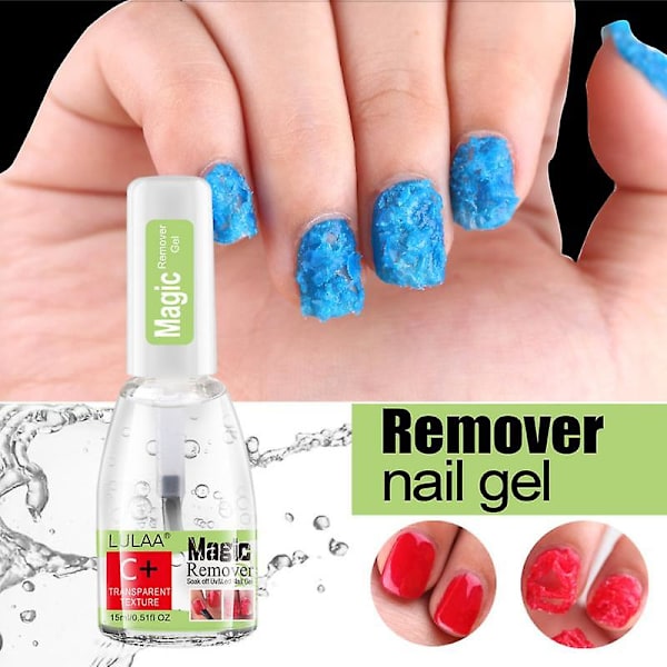 15ml Magisk Hurtig Fjerner Negle Gel Polish Fjerner UV Gel Polish Slet Matt Primer Akryl Base
