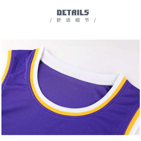 James tröja Lakers nr 23 uniform White XL(165-170CM)