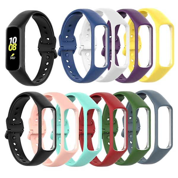 Farverige Udskiftningsremme til Samsung Galaxy Fit-e R375 Smartwatch Band til Fit E Fitness 05 5pcs