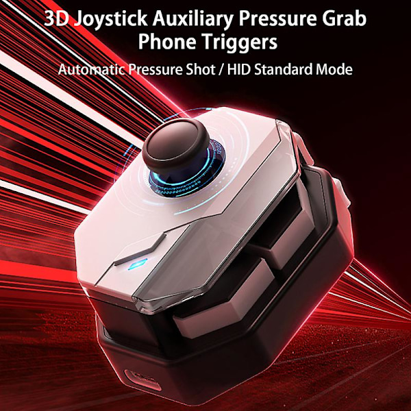 MB02 Gaming Trigger - Enknappsbrist, Automatisk Tryckskott, HID-Standardläge, Kontinuerligt Skott, Speljoystick, Spelkomponent