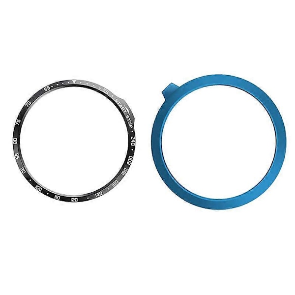Metallring för Garmin Fenix 6s - Lätt, Snabb, Stötsäker, Snygg, Tachymeter red in black
