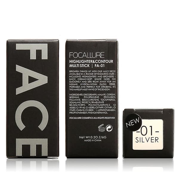 Focallure Highlighter Stick Ansigts Concealer Contouring Bronzer Contour Makeup / color01