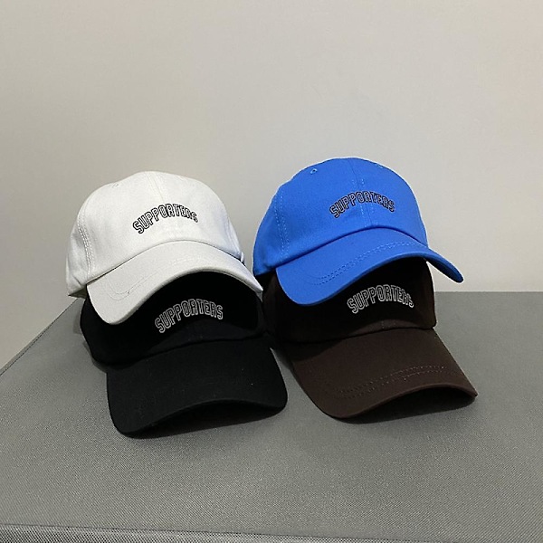 Kasket Kvinder Sommer Brev Broderi Blød Top Casual Vild Baseball Cap Mænd (Lilla)