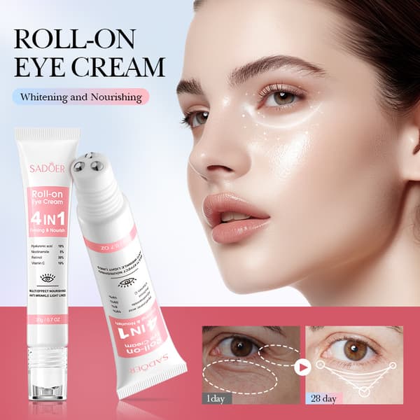 SADOER 4-i-1 Roll-on øyekrem 20g