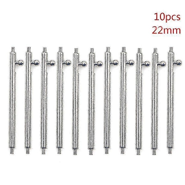 10 kpl Nopea Irrotus Jousivarret Ruostumaton Teräs Kellon Ranneke Hihna Tapivarret 12~22mm 1.5x22mm