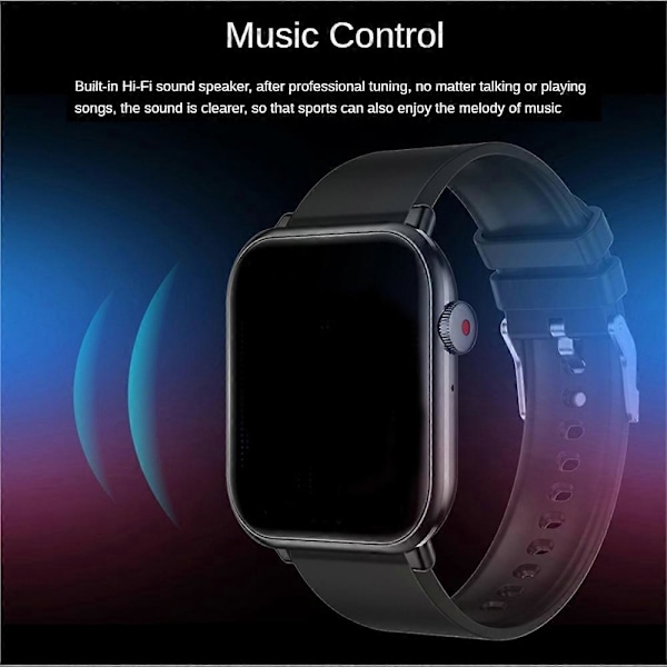 Smartwatch för Män/Kvinnor Vattentät Smartwatch Bluetooth iPhone Samsung NY blue
