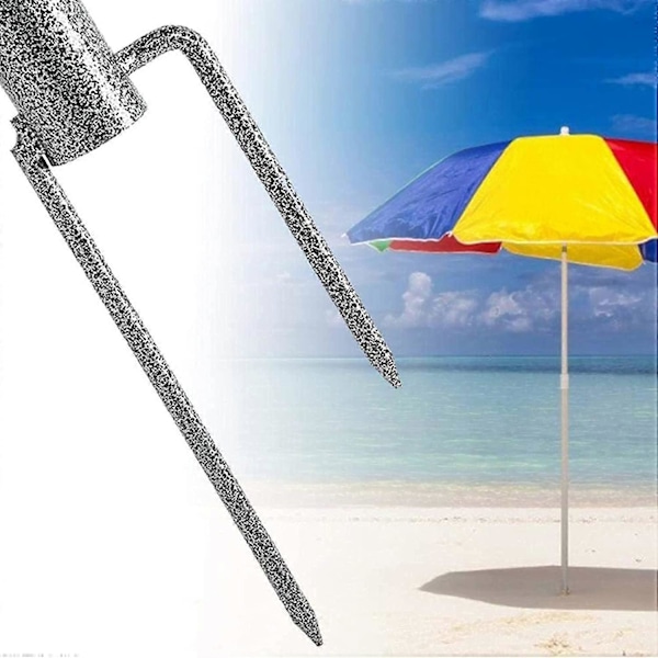 Jordspyd til parasol Parasol Strandparasol Sandanker Parasoljern Parasolfod Parasoltilbehør Altanfastgørelse til parasolstænger