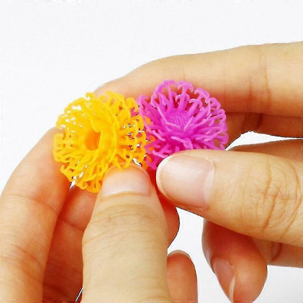 200 st Kreativa Barnpärlor Utbildningsleksaker Montera Manual DIY Olika Klibbiga Bollar För Pojkar Och Flickor random 100pcs