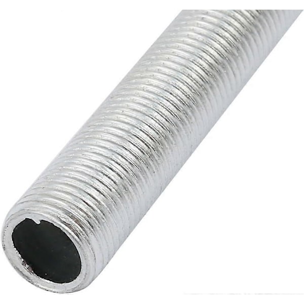 Lamprör Nippel, M10 Gänga 255mm Längd Hål Lamp Reparationsdel Hårdvara för