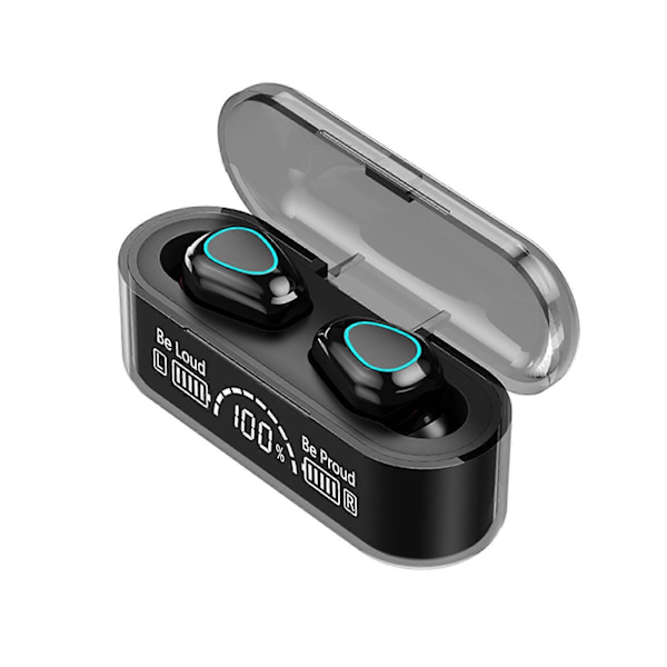 G35B Trådløse Digitale Display Hovedtelefoner Bluetooth 5.2 Ørepropper Mini In-ear Gaming Hi-Fi Stereo Headset