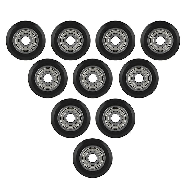 10 st CNC-hjulskiva 5 mm hål med lager för 3D-skrivare (L)