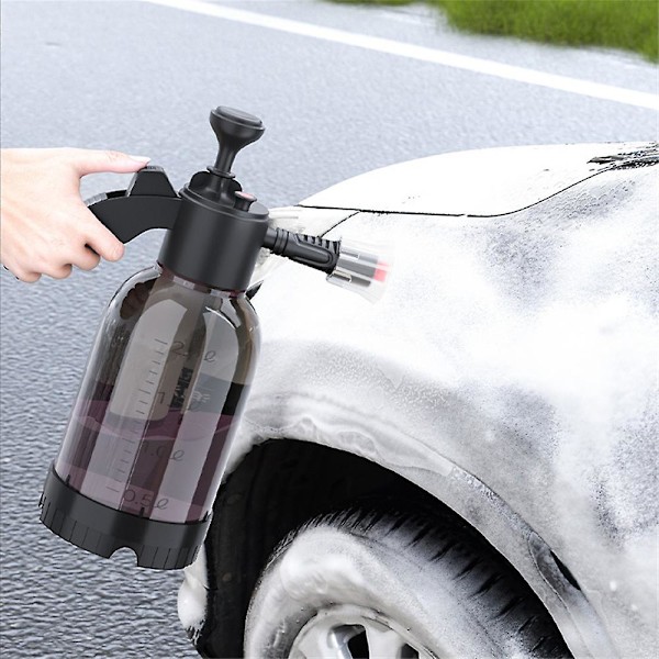 2L Hand Pump Foam Sprayer Wash Spray Bottle Car Window Cleaning