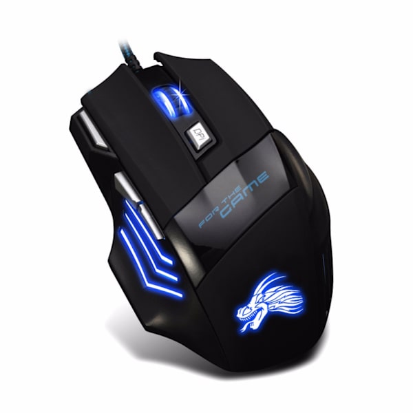 7D Lysende USB-Kablet Spillmus