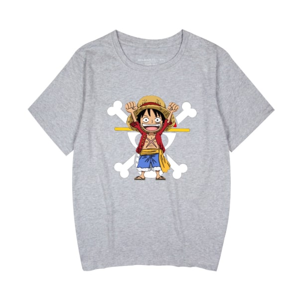 Ny One Piece Comic Fashion Kortärmad T-shirt för Män och Kvinnor XXS
