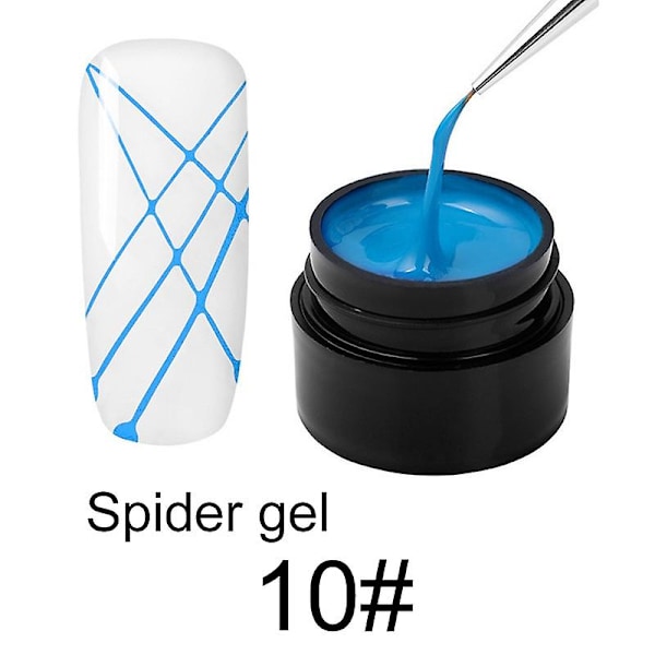 3D-målningsgel för spindelnaglar, kreativ trådritning, nagelgelpolish, nagelkonst för manikyr c10