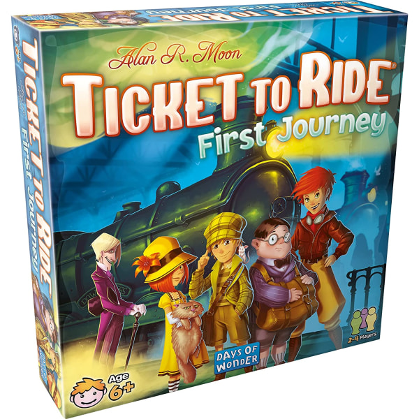 Ticket To Ride First Journey Board| Strategispel