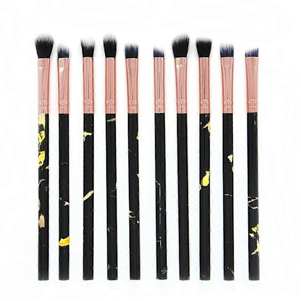 10 stk Makeup Penslesæt Ansigt Øjenskygge Eyeliner Blush a