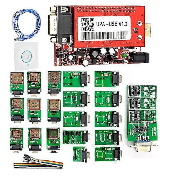 Upa-usb V1.3 Hovedenhed Ecu Chip Tuning Upa Usb Med 1.3 Eeprom Adapter Ecu Programmer