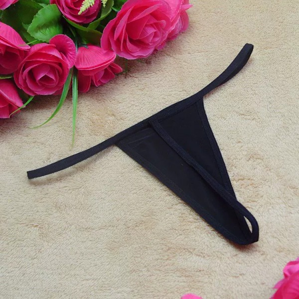 Sexig stringtrosa för damer, svart, one size