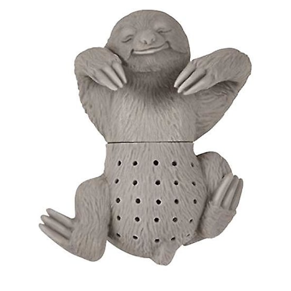 Söt Te Herbal Leaf Sil Strainer Filter Sloth Spice Diffuser Teinfuser