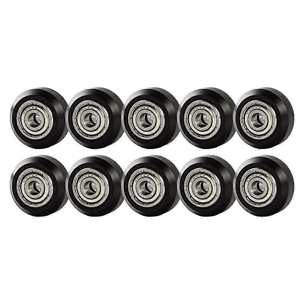 10 stk. 3D-printer POM-hjul Plasttrisse 625zz Lineær Leje til CR10/Ender 3-serie, Chiron, Tevo Tarantula