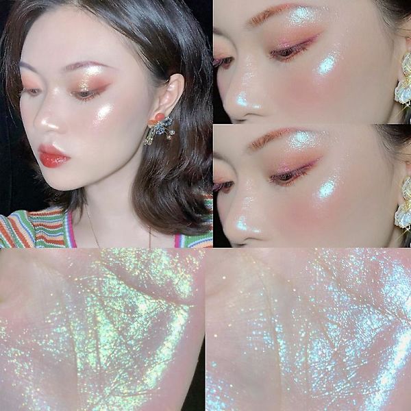 Highlighter Powder Glitter Palett Makeup Glow Face Contour Shimmer Illuminator Make Up Highlight Kosmetika Tslm1