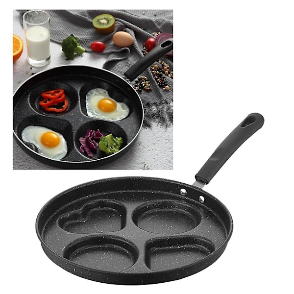 4 Hullers Frituregryde Pan Non-stick Æg Pandekage Steak Hamburg Omelet Pan Breakfas