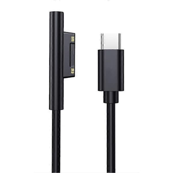 USB C Strømforsyningsoplader Adapter Opladerkabelledning til Surface Pro 7/6/54/3