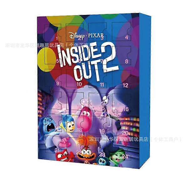 2025 Julekalender Inside Out 2 Adventskalender Overraskelse Blind Box Tegneserie Anime Figur Legetøjs Sæt c