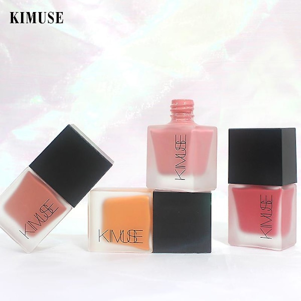Kasvojen nestemäinen poskipuna Rouge Contour kirkastaa luonnollisesti vedenpitävä kestävä hohde color 04