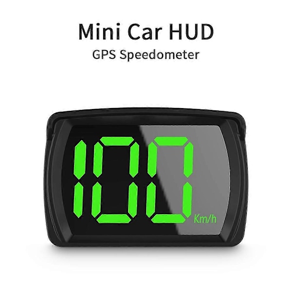 KMH Biltilbehør GPS Digital Head-Up Display Stor Skrift Hastighedsmåler Bil HUD 2,8 Tommer Til Bil Lastbil Bus Plug and Play