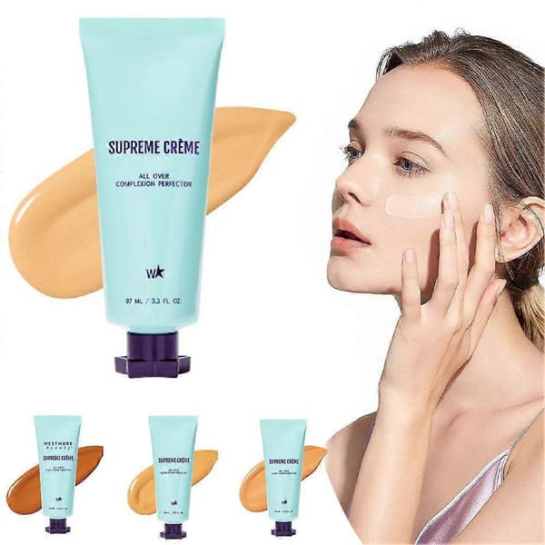 Full Coverage BB Cream Foundation 97ml, Fuktighetsgivende Hudtonekorrigerer