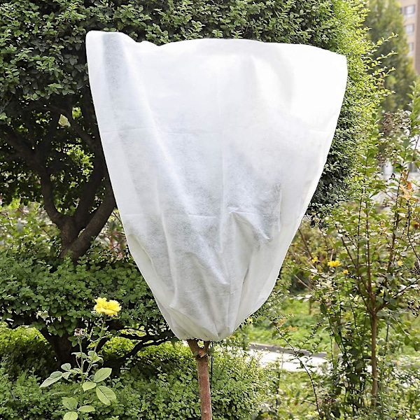 Non-Woven Plant Cover-2ftx2.6ft Frost Blanket - 6PCS White - Winter Frost Protection