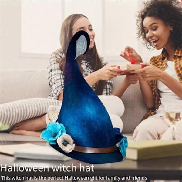 Halloween Party Filt Heks Hat Justerbar Party Heks Hat Cosplay Prop Hot style 2