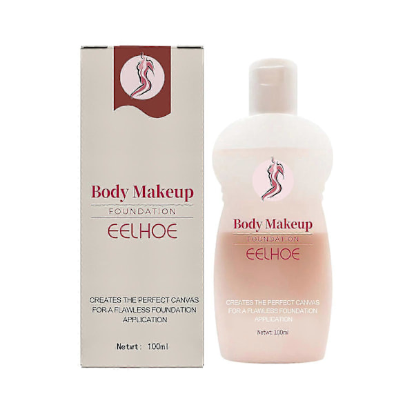 Kroppsmakeup Foundation, Beinmakeup, 100ml Quick Fix Kroppsmakeup Full Coverage Foundation, Vannfast Foundation Makeup