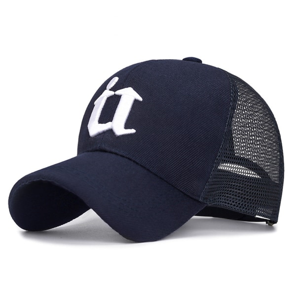 Baseballkeps cap Justerbar hatt med elastisk passform Online Navy blue