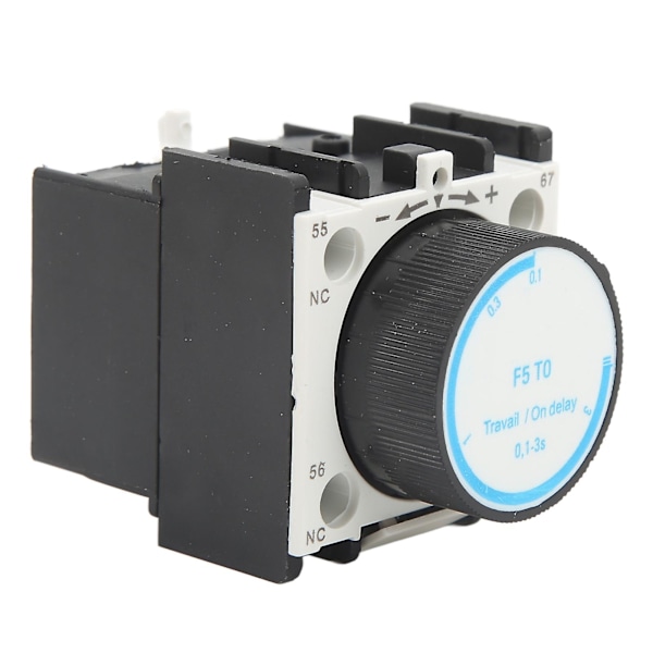 1NO 1NC Air Delay Time ON Relay - Waterproof Dustproof ABS - 0.1s~3s