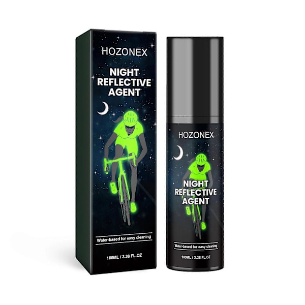 Reflekterende Spraymaling 100ml Glødende Maling Til Cykel Kørsel Om Natten Langvarig Reflekterende Glødende Maling Til Tøj Cykler fluorescent green
