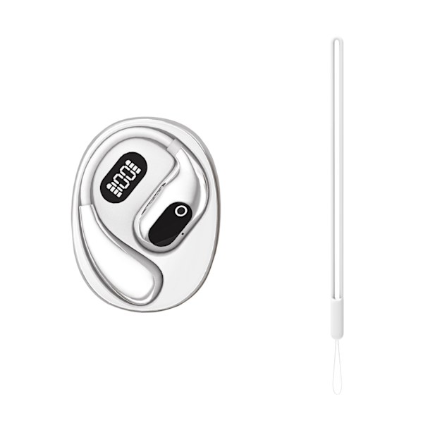 Älykäs AI-käännöskuvamikuuloke XG99 Bluetooth-yhteydellä ja erittäin pitkällä akun kestolla OWS-ulkoäänikaiuttimella white