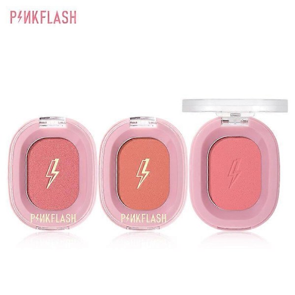 PinkFlash 9 Farve Mat Blush Langvarig Ingen Makeup Naturlig Pink Enkelt Blush Pulver Vandfast Kosmetik Ansigt Makeup TSLM1