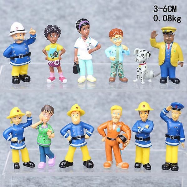 Brannmann Sam Actionfigur 12-pakning