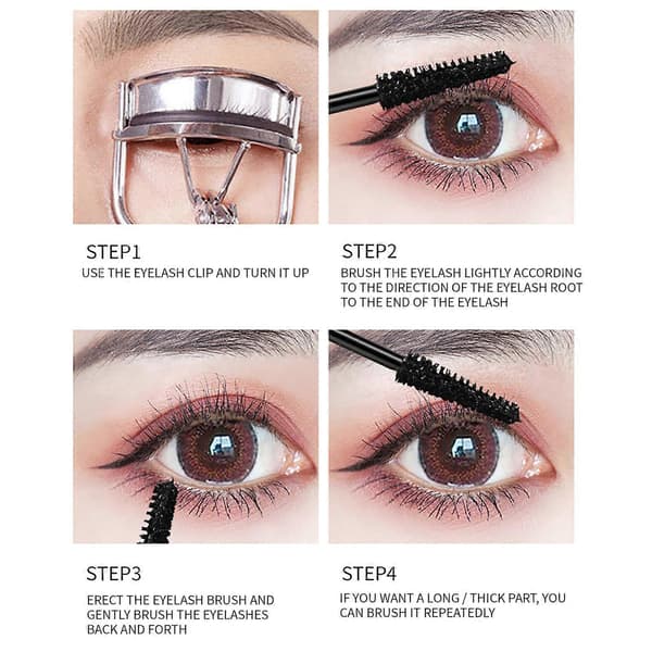 Mascara til lange, krøllede og holdbare vipper