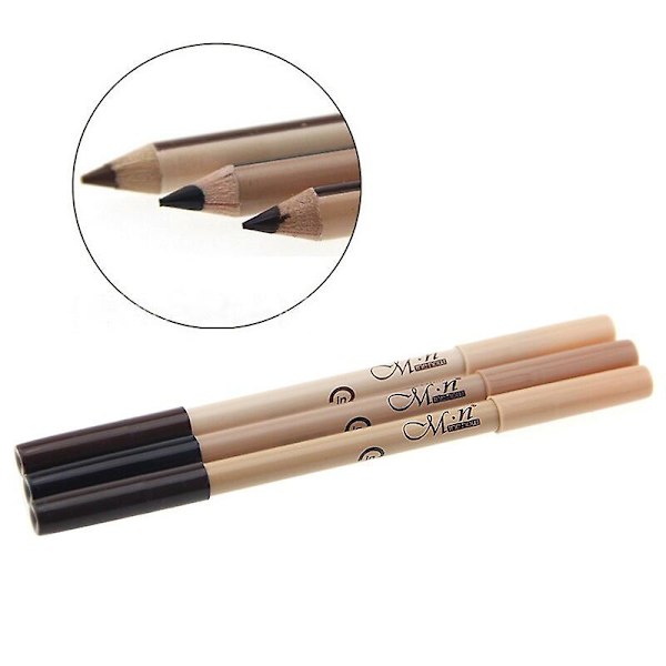 Dubbelsidig eyeliner concealer penna långvarig lätt att färga och rita känslig linje vattentät täck mörk cirkel smink Tslm2